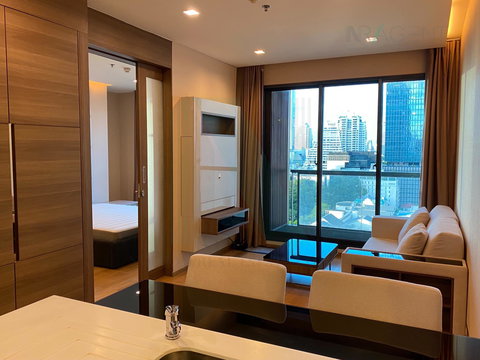 📌 For rent condo THE ADDRESS SATHORN Building 1, Floor 12,1 bed room, Room size 46.00 sqm