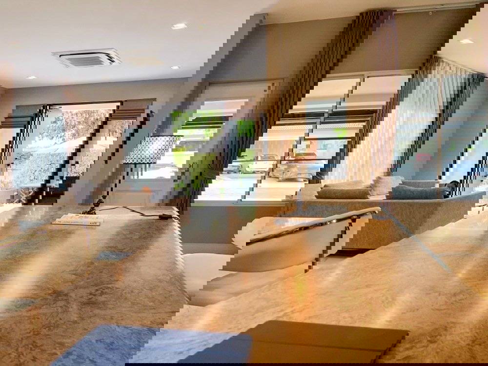 รูป ขาย บ้านหรูแปลงมุม โครงการนันทวัน รามอินทรา–พหลฯ 50  ทิศใต้   4 นอน 4น้ำ ที่ดิน 108 ตร.ว. ใช้สอย 291 ตร.ม.   จอดรถ 4 คัน  เฟอร์ครบ พร้อมอยู่ - รูปที่ 5/25