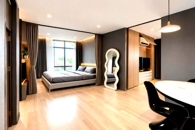 Condos for sale Town in town : S1093 ✨Urgent Sale! Commune80 Lat Phrao 80. Large room + Pet-friendly + Dedicated parking space ✨ Near the BTS Skytrain. Price only 2,990,000 THB.