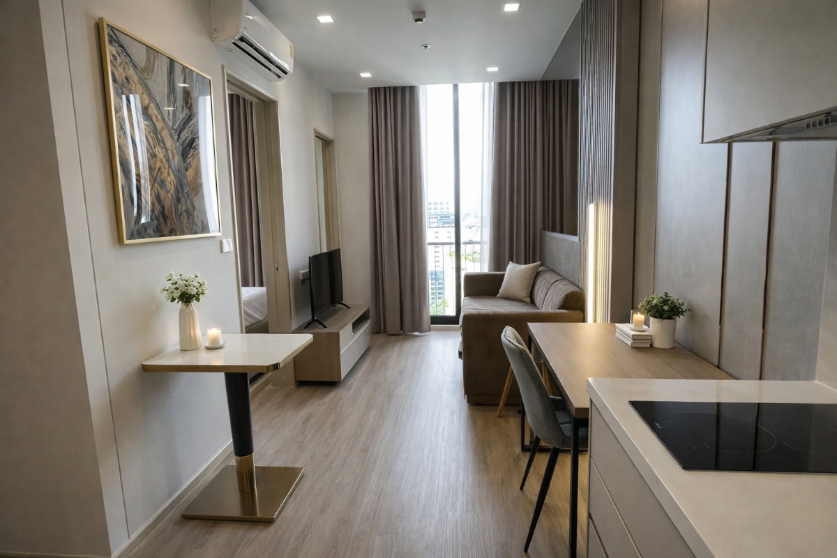 รูป 🍀🍀 Beautiful Room🌸 ให้เช่า📌 โนเบิล สเตท 39 (Line: @rent2022)BTS พร้อมพงษ์ พร้อมเข้าอยู่ 🔖A10930 - รูปที่ 7/12