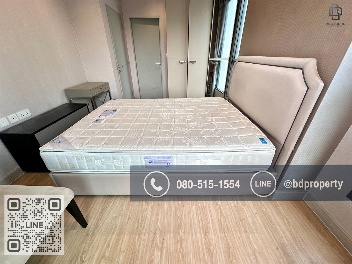 รูป Bestdeal ให้เช่า ขนาด 2 ห้องนอน 55 sqm.เฟอร์นิเจอร์และเครื่องใช้ไฟฟ้าครบพร้อมเข้าอยู่ 25,000 บาท/เดือน “IDEO MOBI RAMA 9” ใกล้MRTและเซ็นทรัลพระราม 9  - รูปที่ 6/16