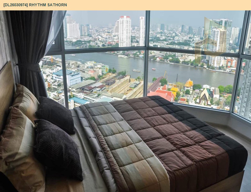 รูป DL26030974 ให้เช่าคอนโด ริธึ่ม สาทร (Rhythm Sathorn) ใกล้ BTS สะพานตากสิน พร้อมเข้าอยู่ โทรด่วน 0656133286 LineID @534wlwof - รูปที่ 4/10