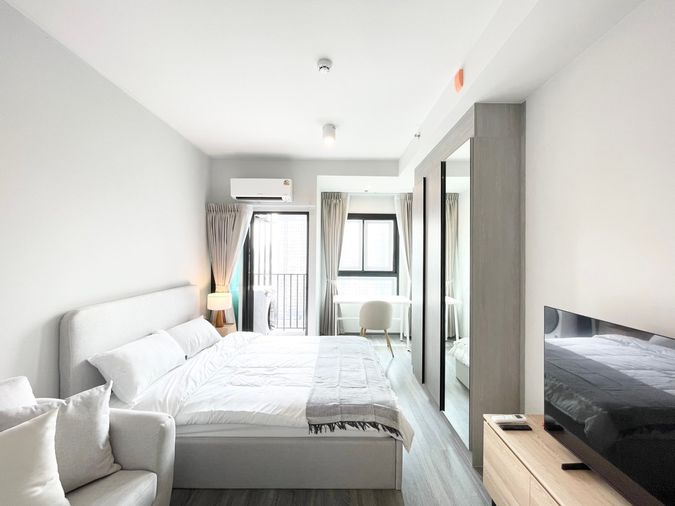 For Rent : Ideo Ramkhamhaeng - Lam Sali Station (Studio ) 24 sq.m. 12000 THB Tel. 0924235675 Cate