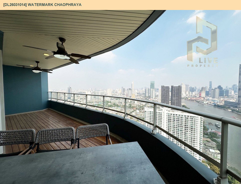 รูป DL26031014 ขายคอนโด วอร์เตอร์มาร์ค เจ้าพระยา (Watermark Chaophraya) ใกล้ BTS กรุงธนบุรี พร้อมเข้าอยู่ โทรด่วน 0653619502 LineID @897iyzll - รูปที่ 40/40