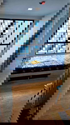 Condos for rent Rangsit Market : 🏠 Available April 5, 2026! Atmoz Kanaal Rangsit (Book Now!) ✨ Building D, 5th Floor. ✨ Fully furnished with a washing machine included 🧺💎