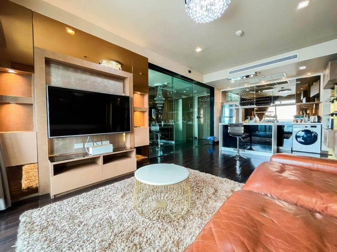 Luxury condo for sale, Starview Rama 3, river view, 2 bedrooms, 2 bathrooms, 77 sq.m., with outdoor jacuzzi, high floor, near BTS Surasak.