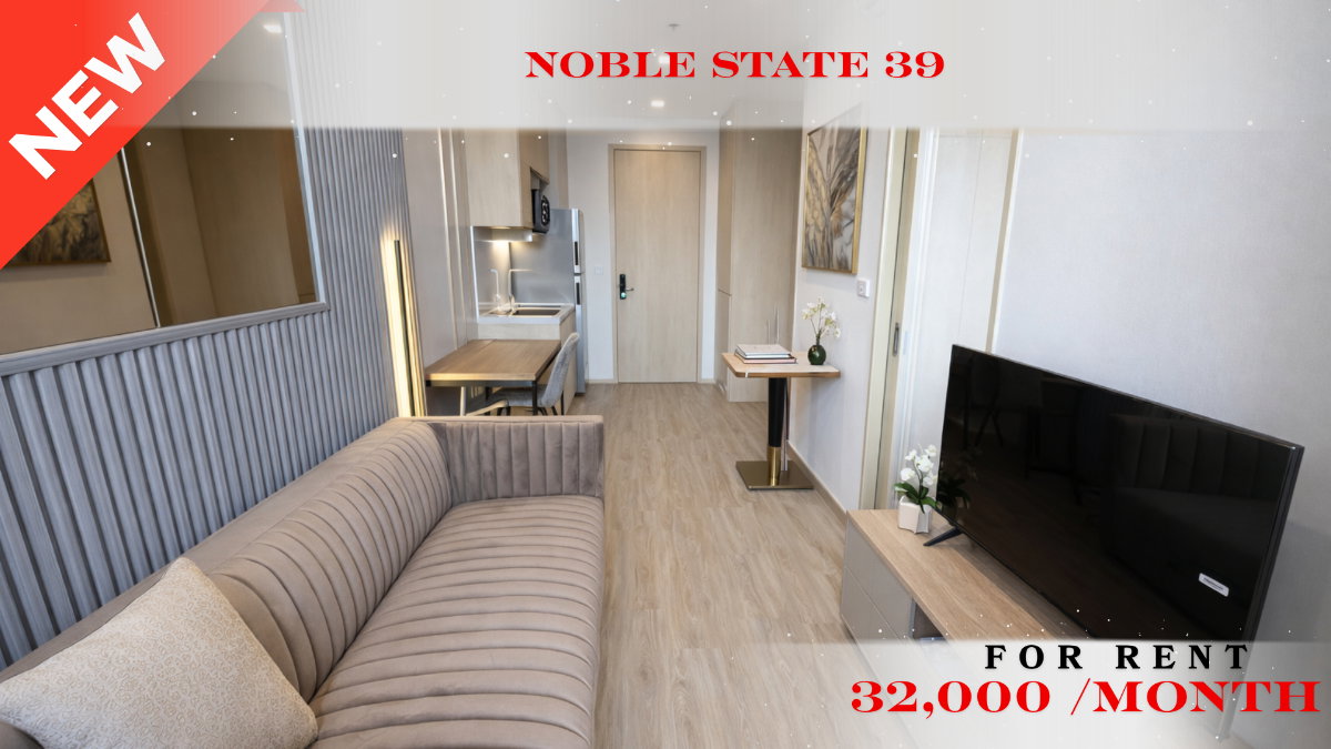 รูป 🍀🍀 Beautiful Room🌸 ให้เช่า📌 โนเบิล สเตท 39 (Line: @rent2022)BTS พร้อมพงษ์ พร้อมเข้าอยู่ 🔖A10930 - รูปที่ 1/12
