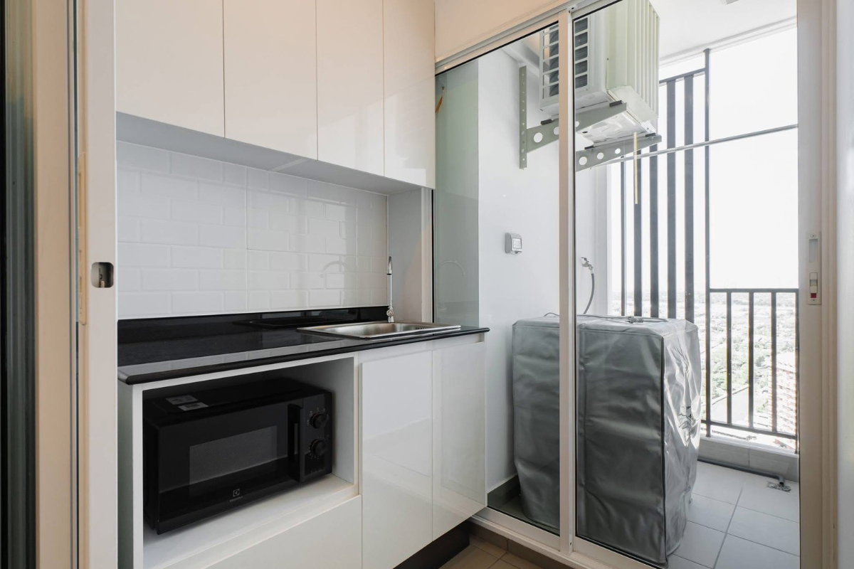 รูป ME2500862 ให้เช่าคอนโด Regent Home บางนา ชั้นสูง วิวโค้งแม่น้ำ ติดถนนสรรพาวุธ ใกล้ BTS บางนา - รูปที่ 6/7
