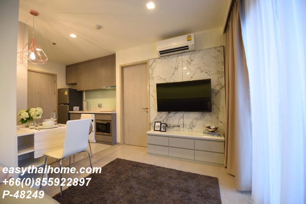 รูป P-48249 ให้เช่าคอนโดหรู ใกล้ BTS ทองหล่อ เพียง 550 เมตร ชั้นสูง วิวเมือง เฟอร์ครบ พร้อมอยู่ | Rhythm Sukhumvit 36-38 | Line Id: @easythaihome  - รูปที่ 2/6