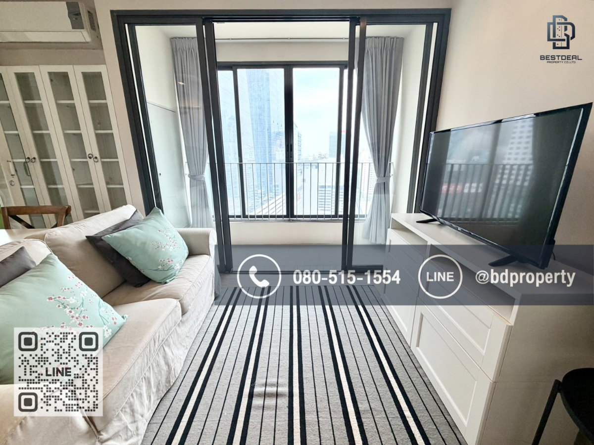 รูป Bestdeal ให้ด่วน!!! 2 ห้องนอน ราคา 23,000 บาท/เดือน ห้องสวย Fully Furnished "IDEO MOBI RAMA 9" ใกล้MRTและเซ็นทรัลพระราม 9 เพียง 80 ม. - รูปที่ 5/15