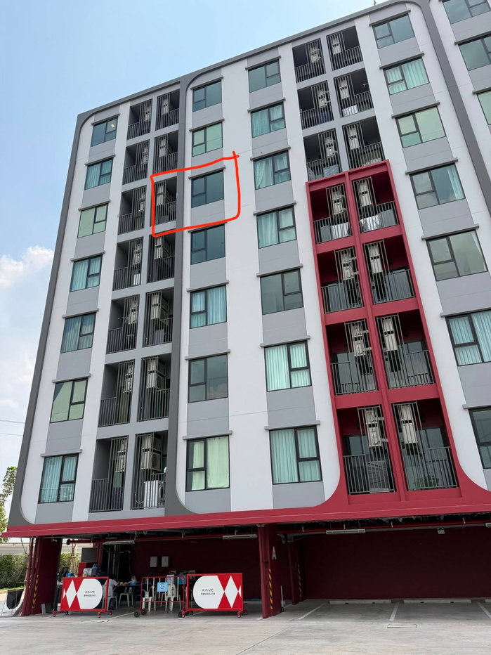 รูป 🎡 วิวสวย ทิศเหนือไม่ร้อน! Kave Wonderland มธ. ✨ ห้อง Exclusive ชั้น 6 ตึก A ✨ เครื่องซักผ้า+ชุดเครื่องนอนครบ 11,000.- 🎓💎 - รูปที่ 8/8