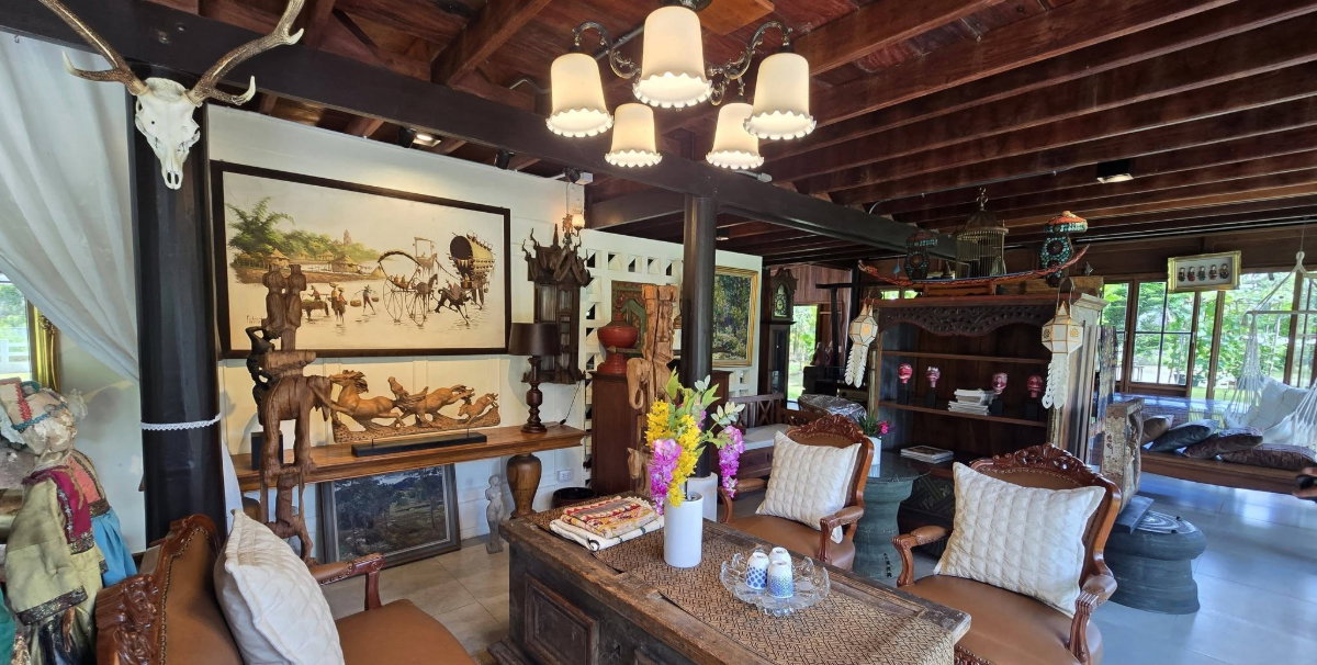 รูป วิลล่าริมน้ำสไตล์ไทยประยุกต์ – ใกล้ มศว. องครักษ์ รังสิต ใหญ่มากกว่า 600 กว่าตารางวา  - รูปที่ 2/59