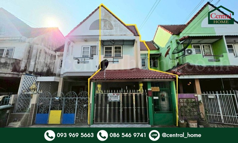 รูป ทาวน์เฮ้าส์ เจริญทรัพย์ เทพารักษ์ รีโนเวทต่อเติมแล้ว พร้อมเข้าอยู่ ราคาถูก - รูปที่ 1/21