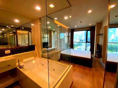 เช่าคอนโด BTS เซนต์หลุยส์ : 🔺 ให้เช่าคอนโด ดิ แอดเดรส สาทร อาคาร 1 ชั้น 12 1 ห้องนอน ขนาด 46.00 ตรม ใกล้ ตึกคิงเพาเวอร์ มหานคร