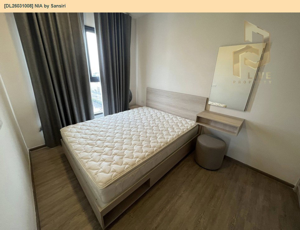 รูป DL26031008 ให้เช่าคอนโด เนีย บาย แสนสิริ (NIA by Sansiri) ใกล้ BTS พระโขนง พร้อมเข้าอยู่ โทรด่วน 0653619502 LineID @897iyzll - รูปที่ 4/6