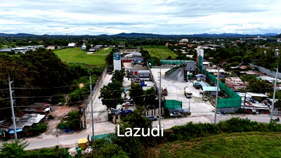 Land for sale King Power Pattaya Complex : Prime 6 Rai Land Ready to Operate Concrete Batching Plant for Sale