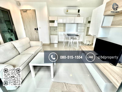 ขายคอนโด : Bestdeal ขายด่วน 2 Bed 45 sqm. ห้องสวย เฟอร์ครบ ขายเพียง 6.99 ล้านเท่านั้น  คอนโด IDEO MOBI RAMA 9 ใกล้MRT และ เซ็นทรัลพระราม 9  เพียง 80 ม. 