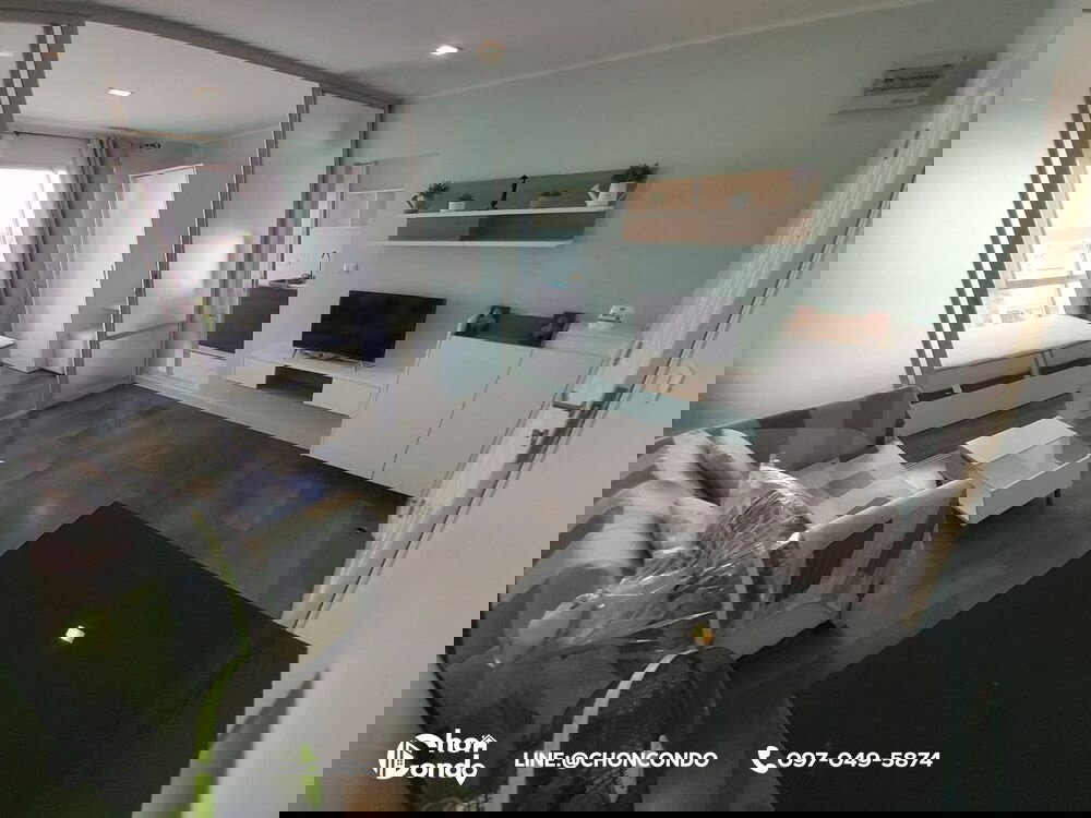 รูป DCondo ดีคอนโด ชั้น8 ตึกA  ----------ห้องว่าง 01 เม.ย. 69 (นัดดูห้องก่อนได้-----------Tel 097-049-5874 (Line: @choncondo มี@ด้วย) - รูปที่ 8/15