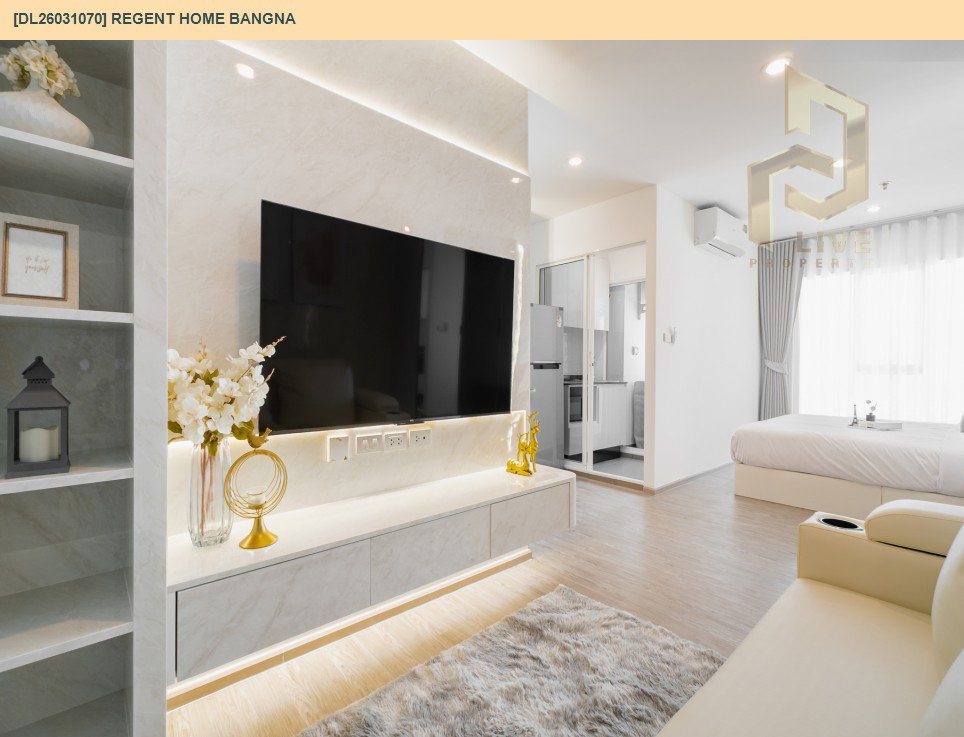 รูป DL26031070 ให้เช่าคอนโด รีเจ้นท์ โฮม บางนา (Regent home bangna) ใกล้ BTS บางนา พร้อมเข้าอยู่ โทรด่วน 0800343450 LineID @655ebbvc - รูปที่ 2/6