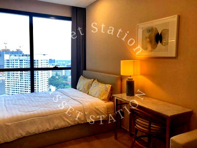 Condos for rent : Studio room available for immediate occupancy 🏢 Ashton Chula-Silom, near MRT Sam Yan 💎