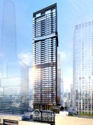 Condos for sale Assumption Convent Silom School : 3-BR Condo at One 89 Wireless near MRT Lumphini (ID 2437311)