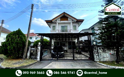 ขายบ้านเดี่ยว : บ้านเดี่ยว 70.1 ตารางวา วิสต้าวิลล์ ลำลูกกา คลอง 3 ปทุมธานี แปลงริม