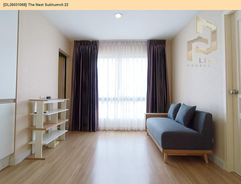 รูป DL26031068 ให้เช่าคอนโด เดอะ เนสท์ สุขุมวิท 22 (The Nest Sukhumvit 22) ใกล้ BTS พร้อมพงษ์ พร้อมเข้าอยู่ โทรด่วน 0653619502 LineID @897iyzll - รูปที่ 2/6