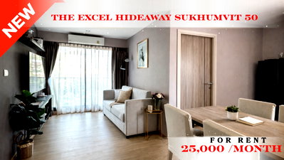 Condos for rent : 🍀🍀 Cozy Room 🍀 For Rent  📍The  Excel Hideaway Sukhumvit 50 🚆 Near On Nut BTS Station  (Line: @rent2022) ✨ Ready to move in  🔖 PC: A10936