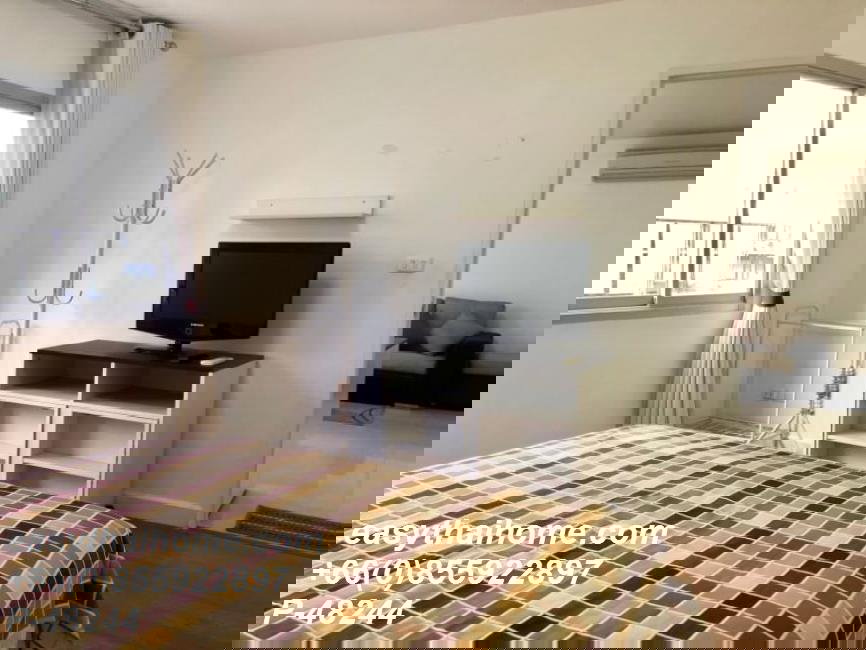 รูป P-48244 ให้เช่าคอนโดใจกลางสยาม วิวสวนจิมทอมป์สัน ใกล้ BTS สนามกีฬาแห่งชาติ เพียง 400 เมตร ห้องใหญ่ เฟอร์ครบ | Condo One Siam |Line Id: @easythaihome - รูปที่ 4/12