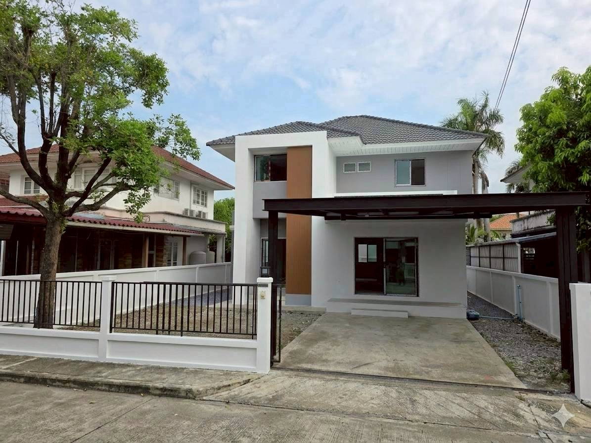 รูป ขายบ้านเดี่ยว เพอร์เฟค เพลส รามคำแหง ใกล้ รถไฟฟ้าสายสีส้ม สถานีสัมมากร (บ้านรีโนเวทใหม่)  - รูปที่ 1/8