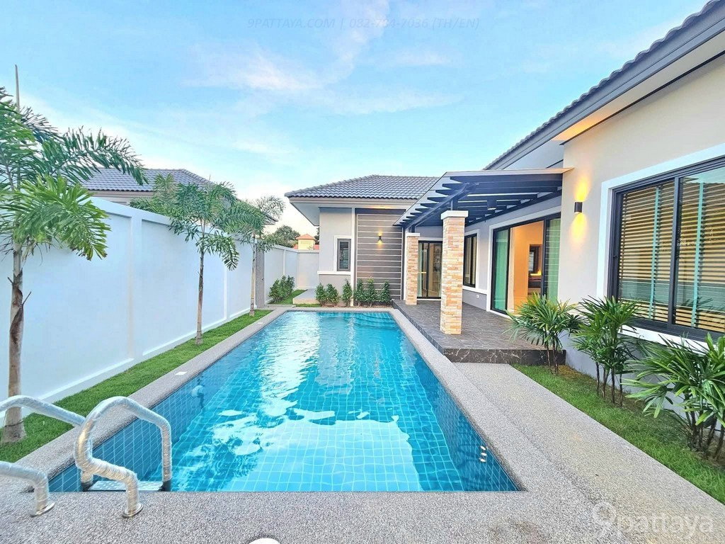 รูป ขายพูลวิลล่าสร้างใหม่ | ห้วยใหญ่ – พัทยา - รูปที่ 1/10