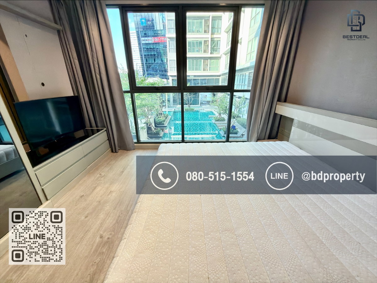 รูป Bestdeal ให้ด่วน!!! Duplex 1 Bed ราคา 24,000 บาท/เดือน  เฟอร์นิเจอร์และเครื่องใช้ไฟฟ้าครบ ใกล้MRTและเซ็นทรัลพระราม 9 เพียง 80 ม. - รูปที่ 6/15