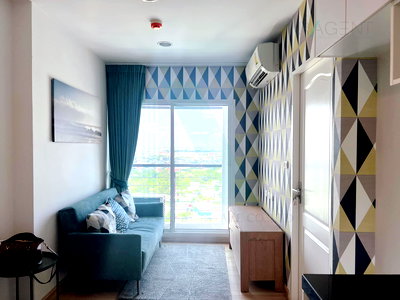 ขายคอนโด : 🚩 ขายคอนโด แบงค์คอก ฮอไรซอน รัชดา-ท่าพระ อาคาร B ชั้น 25 1 ห้องนอน ขนาด 28.00 ตรม ใกล้ เดอะมอลล์ ท่าพระ