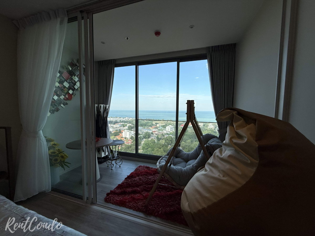 รูป 1 ห้องนอน 28 ตารางเมตร วิวทะเล ให้เช่าคอนโดเวหาหัวหิน - รูปที่ 3/31