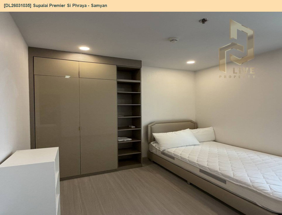 รูป DL26031035 ให้เช่าคอนโด ศุภาลัย พรีเมียร์ สี่พระยา - สามย่าน (Supalai Premier Si Phraya - Samyan) ใกล้ MRT สามย่าน พร้อมเข้าอยู่ โทรด่วน 0653619502 LineID @897iyzll - รูปที่ 4/10