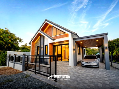 บ้านเดี่ยว สิงห์บุรี : บ้านเดี่ยว ค่ายบางระจัน สิงห์บุรี บ้านใหม่สไตล์นอร์ดิก