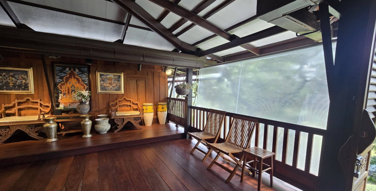 รูป วิลล่าริมน้ำสไตล์ไทยประยุกต์ – ใกล้ มศว. องครักษ์ รังสิต ใหญ่มากกว่า 600 กว่าตารางวา  - รูปที่ 28/59