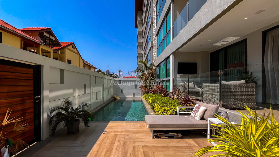 รูป 🛏️ 2 ห้องนอน - 🛁 2 ห้องน้ำ - 🏙️ Pool View - 🇹🇭 ชื่อบริษัท - 🏢 Serenity Residence Jomtien - รหัส: SEREJ08 - รูปที่ 5/32