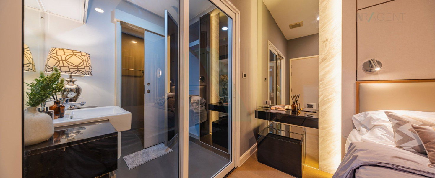 รูป 🎉 ให้เช่าคอนโด เดอะ เครสท์ สุขุมวิท 34 อาคาร 1 ชั้น 9 1 ห้องนอน ขนาด 35 ตรม ใกล้ The Em District - รูปที่ 7/8