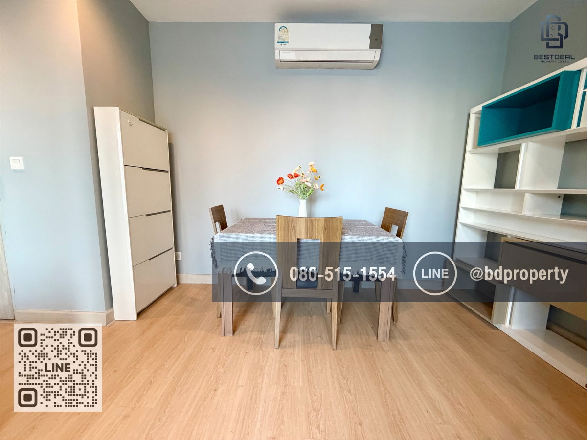 รูป Bestdeal ให้เช่า ขนาด 2 ห้องนอน 45 sqm.เฟอร์นิเจอร์และเครื่องใช้ไฟฟ้าครบ  23,000 บาท/เดือน “IDEO MOBI RAMA 9” ใกล้MRTและเซ็นทรัลพระราม 9  - รูปที่ 5/18