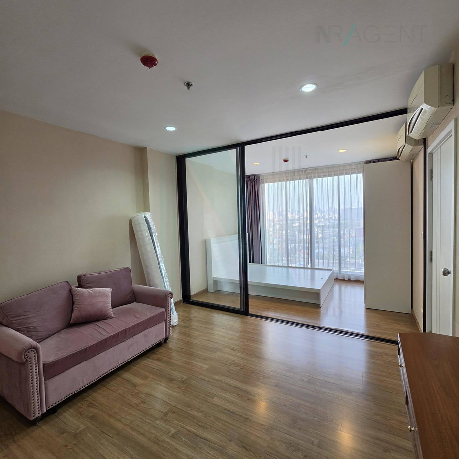 รูป ให้เช่าคอนโด เดอะ ทรี อินเตอร์เชนจ์ อาคาร A ชั้น 12 1 ห้องนอน ขนาด 36 ตรม ใกล้ โรงพยาบาลบางโพ - รูปที่ 1/8