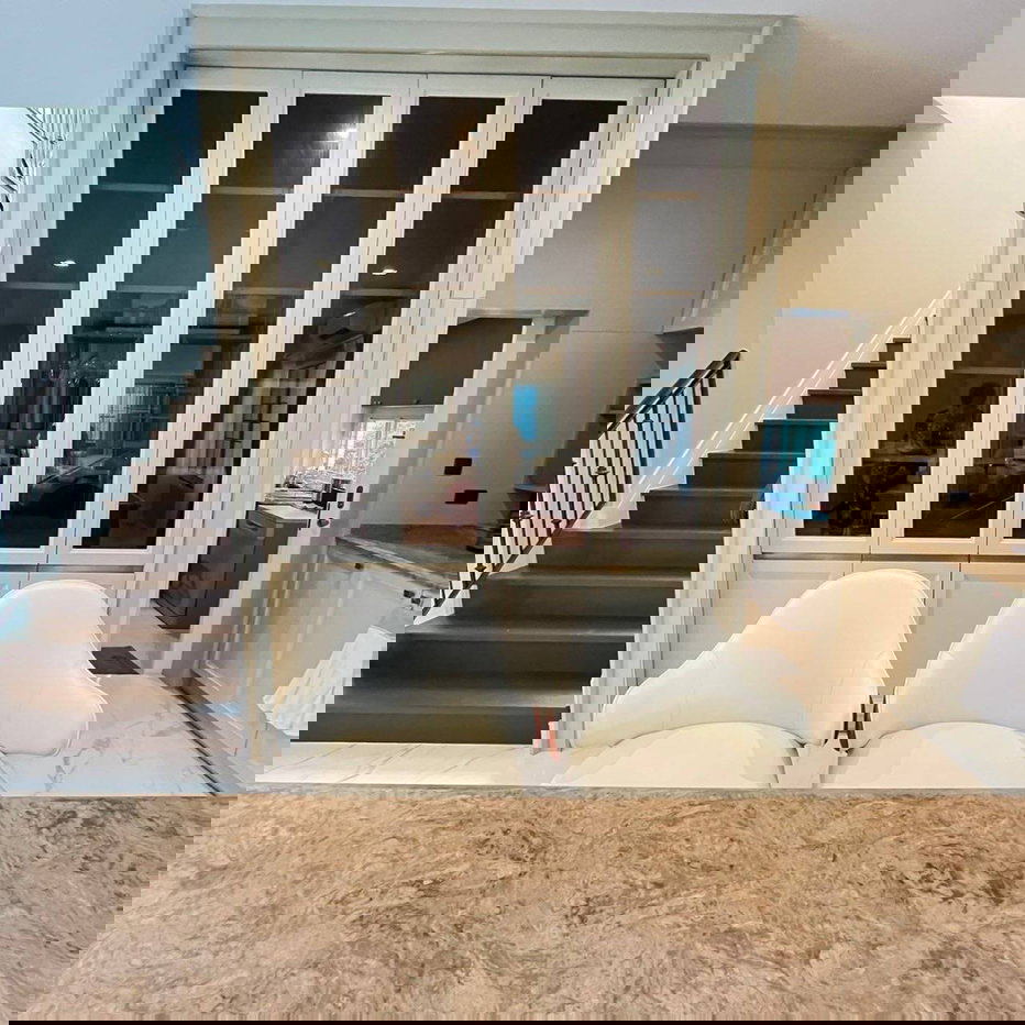 รูป ขาย บ้านหรูแปลงมุม โครงการนันทวัน รามอินทรา–พหลฯ 50  ทิศใต้   4 นอน 4น้ำ ที่ดิน 108 ตร.ว. ใช้สอย 291 ตร.ม.   จอดรถ 4 คัน  เฟอร์ครบ พร้อมอยู่ - รูปที่ 8/25