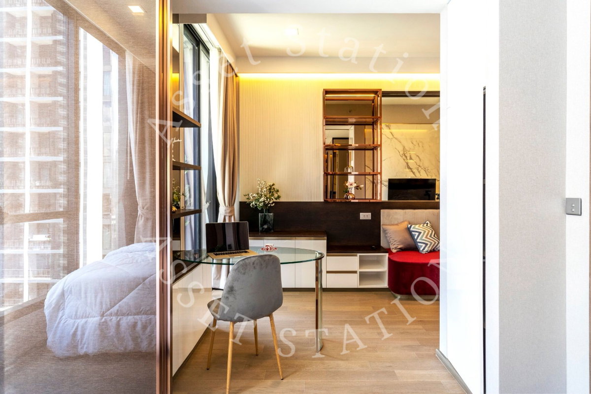 รูป ห้องหรูว่างพร้อมจอง💎 Celes Asoke แต่งหรู พร้อมเข้าอยู่ ใกล้ MRT สุขุมวิท🚅  - รูปที่ 5/10