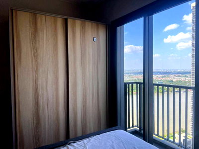 คอนโดให้เช่า : ให้เช่า Politan rive ชั้น 34 ขนาด 30 ตร.ม. วิวแม่น้ำ ครบพร้อมอยู่