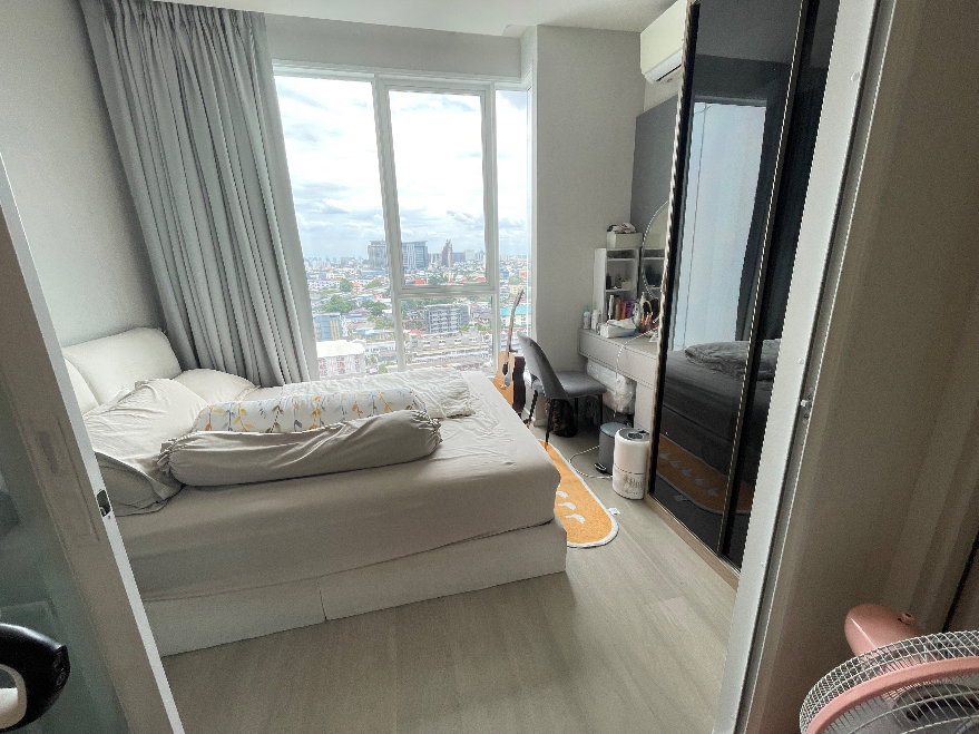 รูป 🚩ขายคอนโดพร้อมเฟอร์+เครื่องใช้ไฟฟ้า 🚩เดอ ลาพีส จรัญ 81 ห้อง 1 bed  ชั้นสูง 🎉 ฟรีโอน 🎉 - รูปที่ 3/15