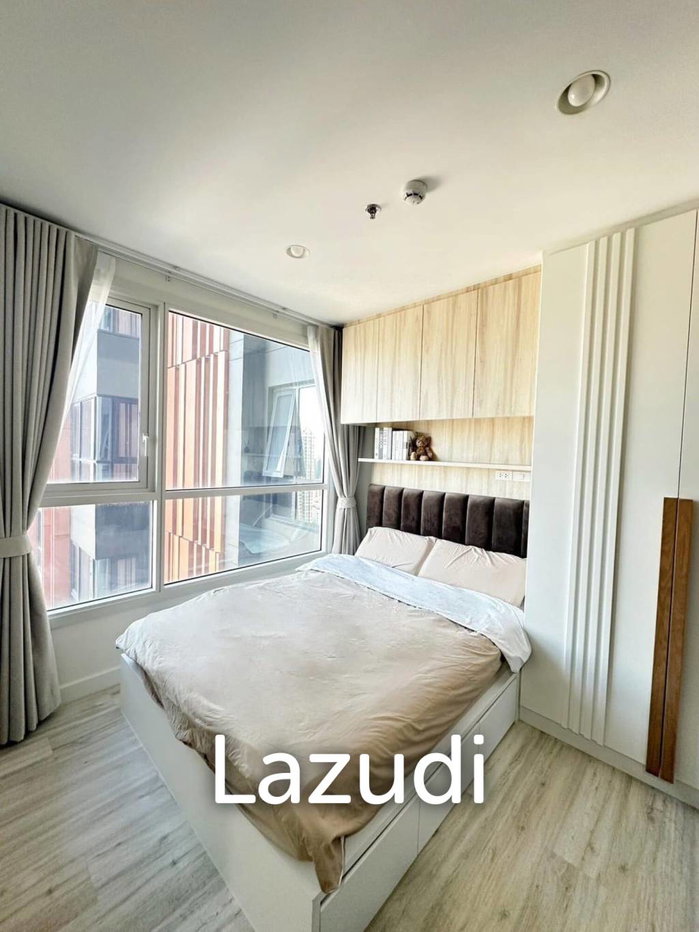 รูป 35.0 ตร.ม. 1 ห้องนอน 1 ห้องน้ำ คอนโดสำหรับ เช่าใน ห้วยขวาง - รูปที่ 3/8