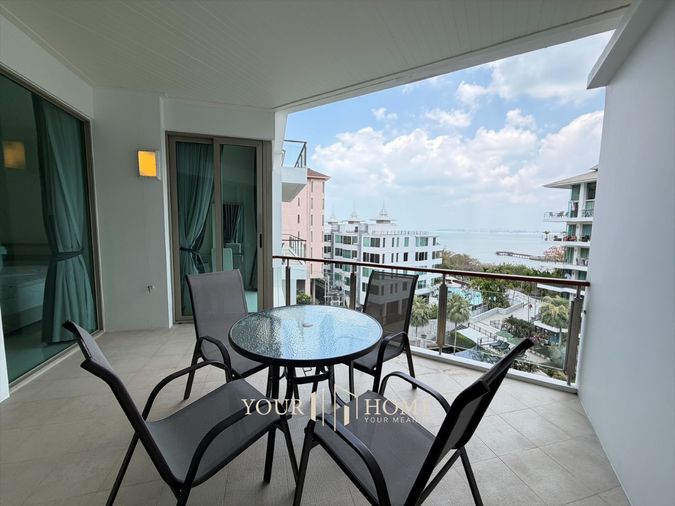 Beachfront Living พัทยาเหนือ — คอนโดติดทะเล พร้อมเข้าอยู่ : 2 ห้องนอน 2 ห้องน้ำ 100 ตรม ชั้น 6