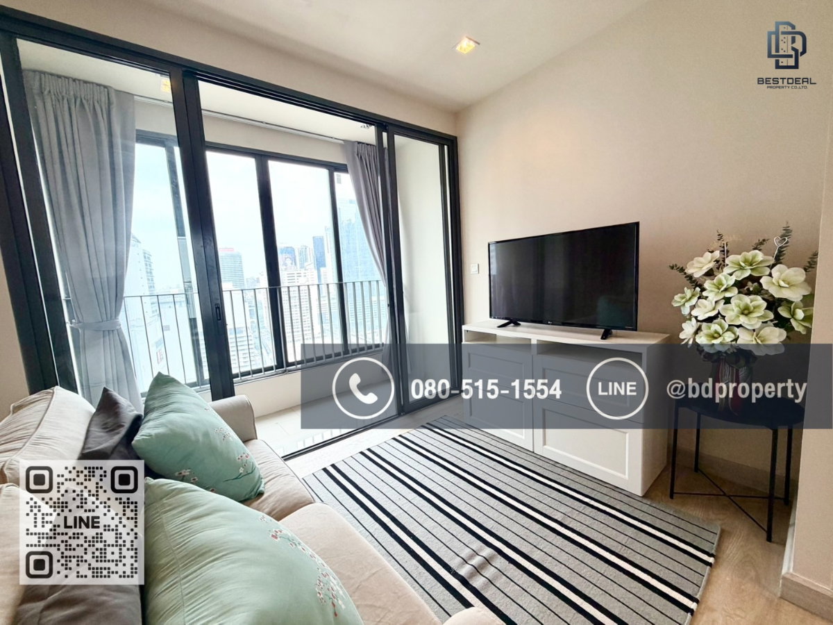 รูป Bestdeal ให้ด่วน!!! 2 ห้องนอน ราคา 23,000 บาท/เดือน ห้องสวย Fully Furnished "IDEO MOBI RAMA 9" ใกล้MRTและเซ็นทรัลพระราม 9 เพียง 80 ม. - รูปที่ 9/15