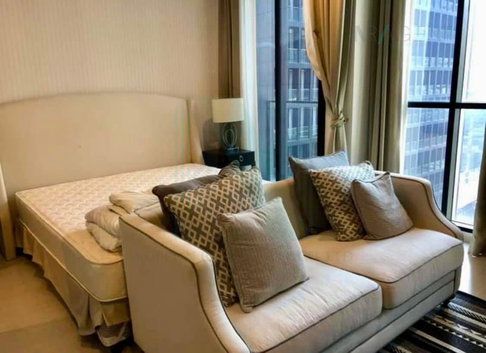 🚩 For Rent Condo NOBLE PLOENCHIT Building B, Floor 19,Studio, Room size 50 sqm
