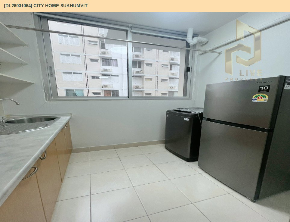 รูป DL26031064 ให้เช่าคอนโด ซิตี้ โฮม สุขุมวิท (City Home Sukhumvit) ใกล้ BTS อุดมสุข พร้อมเข้าอยู่ โทรด่วน 0800343450 LineID @655ebbvc - รูปที่ 4/6